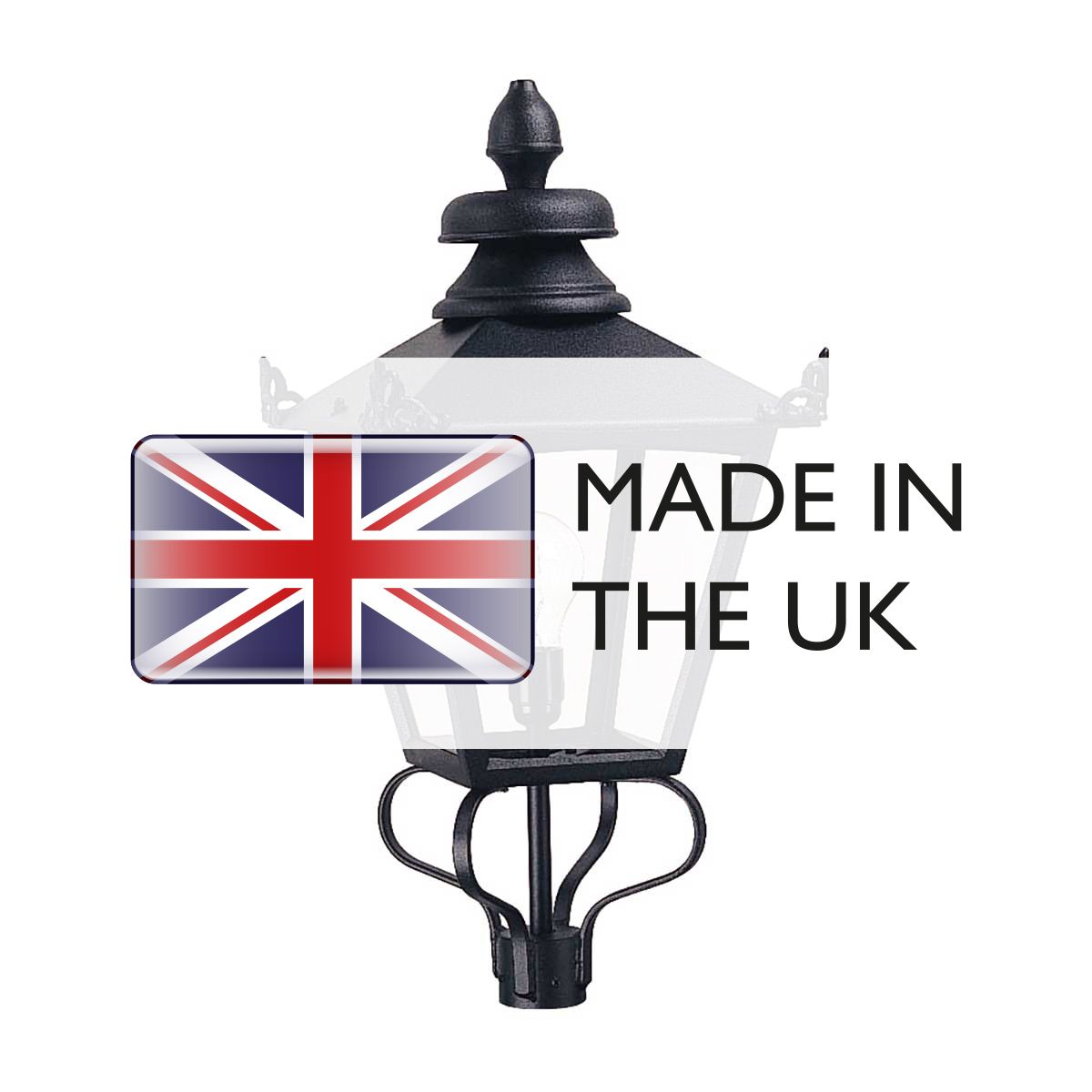 Grampian 1 Light Lamp Head Only - Comet Lighting