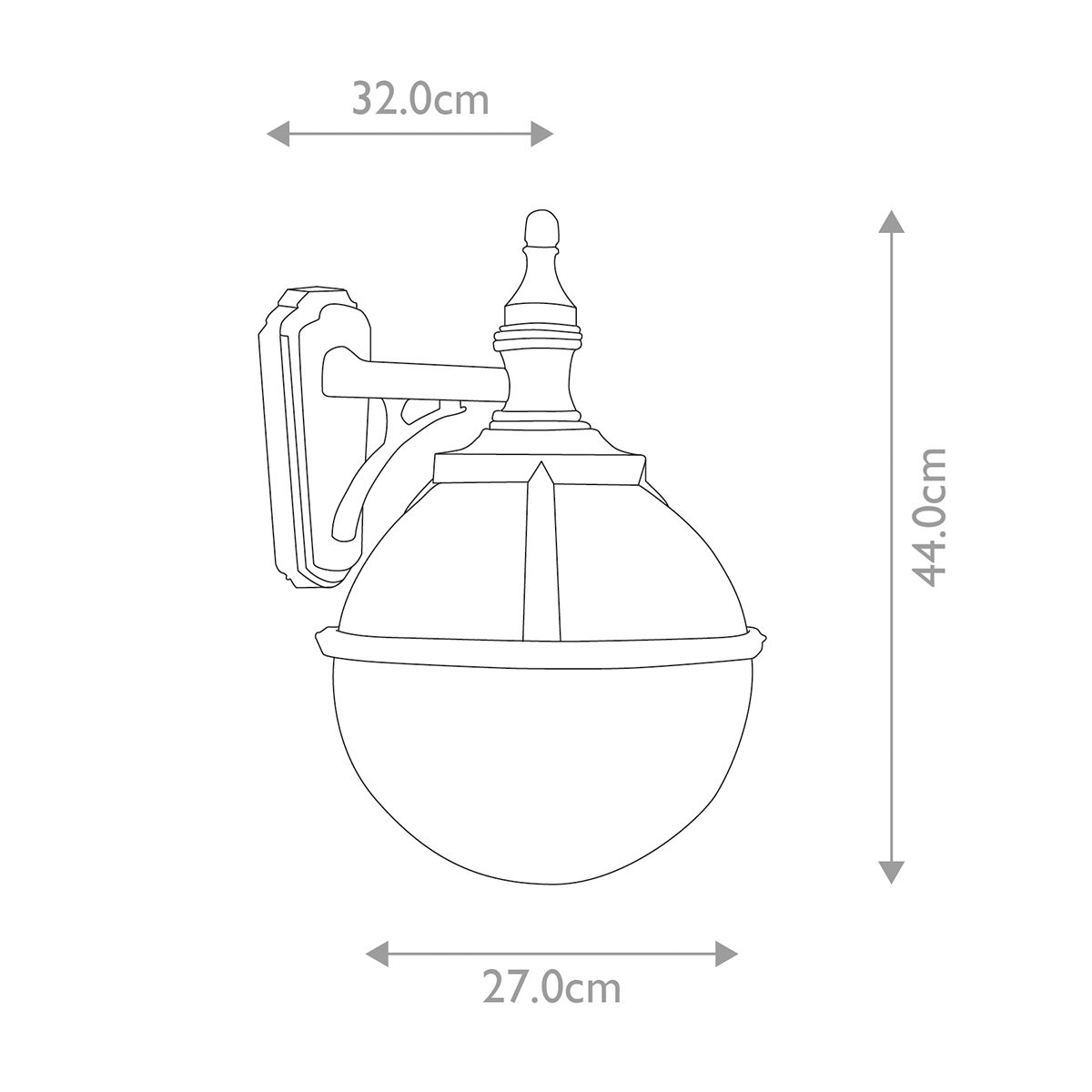 Glenbeigh 1 Light Wall Lantern - Comet Lighting