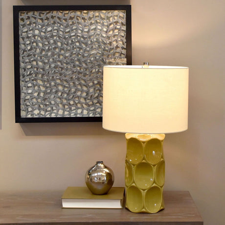 Green Retro 1 Light Table Lamp - Comet Lighting