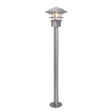Helsingor 1 Light Bollard Lantern - Silver - Comet Lighting