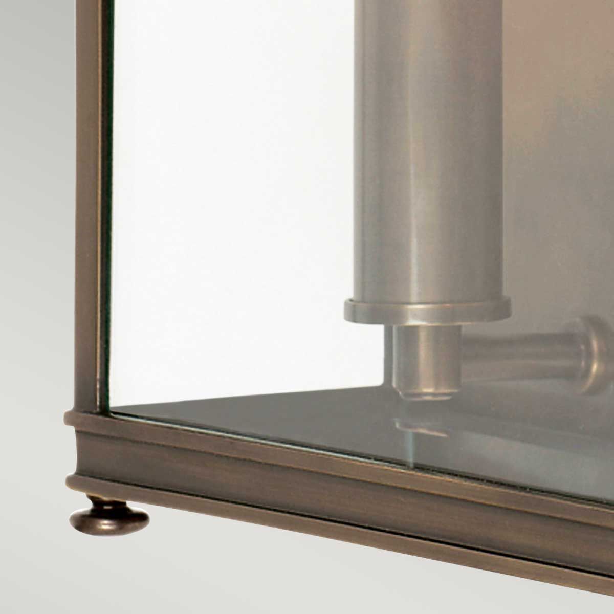 Holborn Outdoor Half Lantern Medium Dark Bronze - Comet Lighting