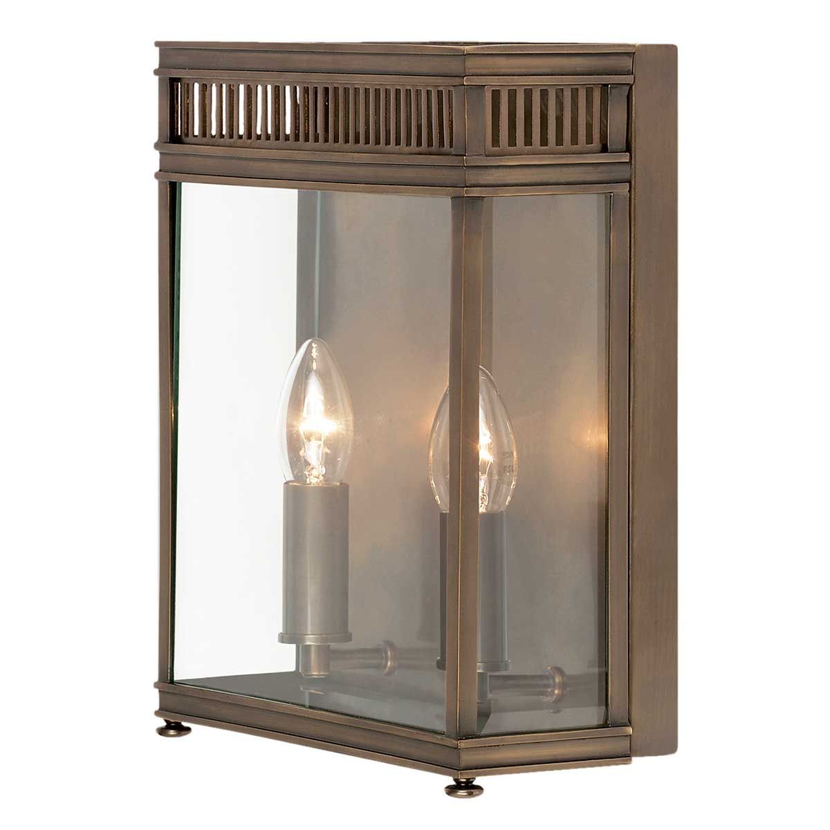 Holborn Outdoor Half Lantern Medium Dark Bronze - Comet Lighting