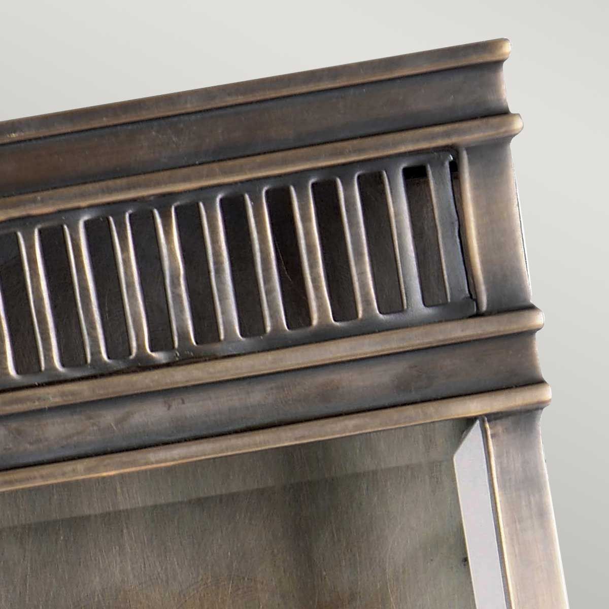 Holborn Outdoor Half Lantern Small Dark Bronze - Comet Lighting