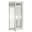 Holborn 1 Light Half Lantern Small - Polished Chrome - Comet Lighting