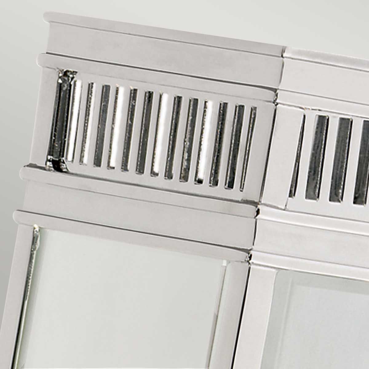 Holborn Outdoor Half Lantern Small Polished Chrome - Comet Lighting