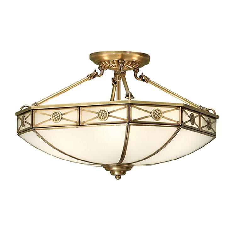 Bannerman 4-Light Semi Flush Ceiling Light - Comet Lighting