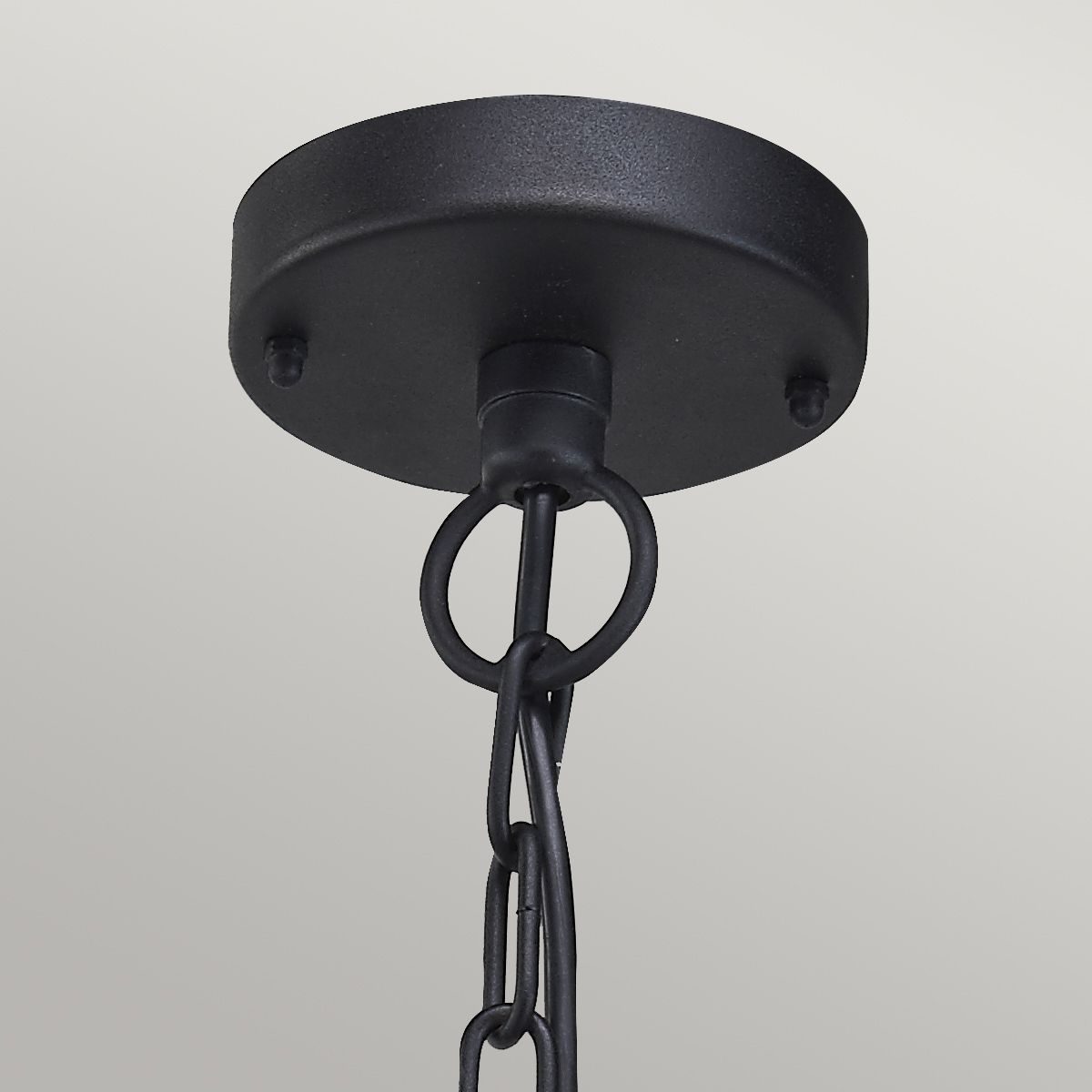 Klampenborg 1 Light Chain Lantern - Black - Comet Lighting