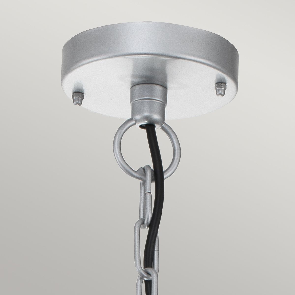 Klampenborg Chain Ceiling Lantern Silver - Comet Lighting