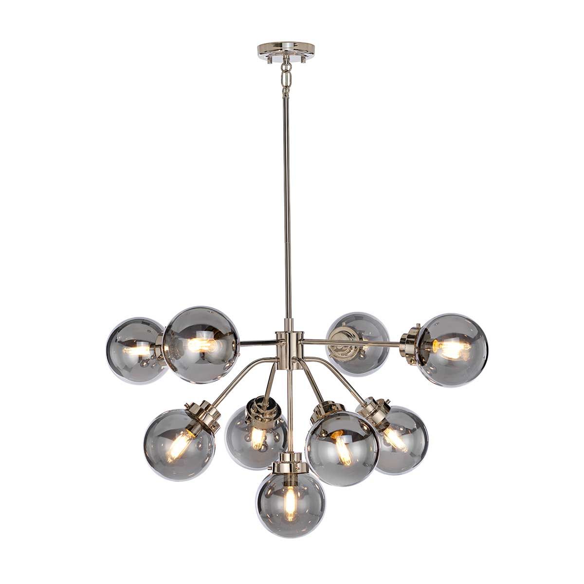 Kula 9 Light Chandelier - Comet Lighting