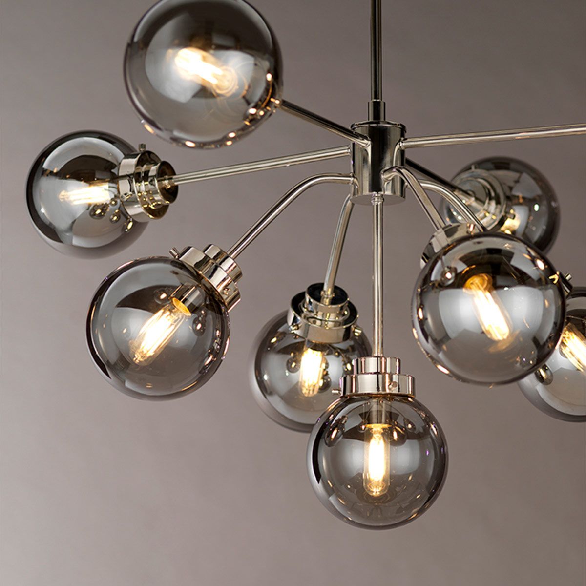 Kula 9 Light Chandelier - Comet Lighting