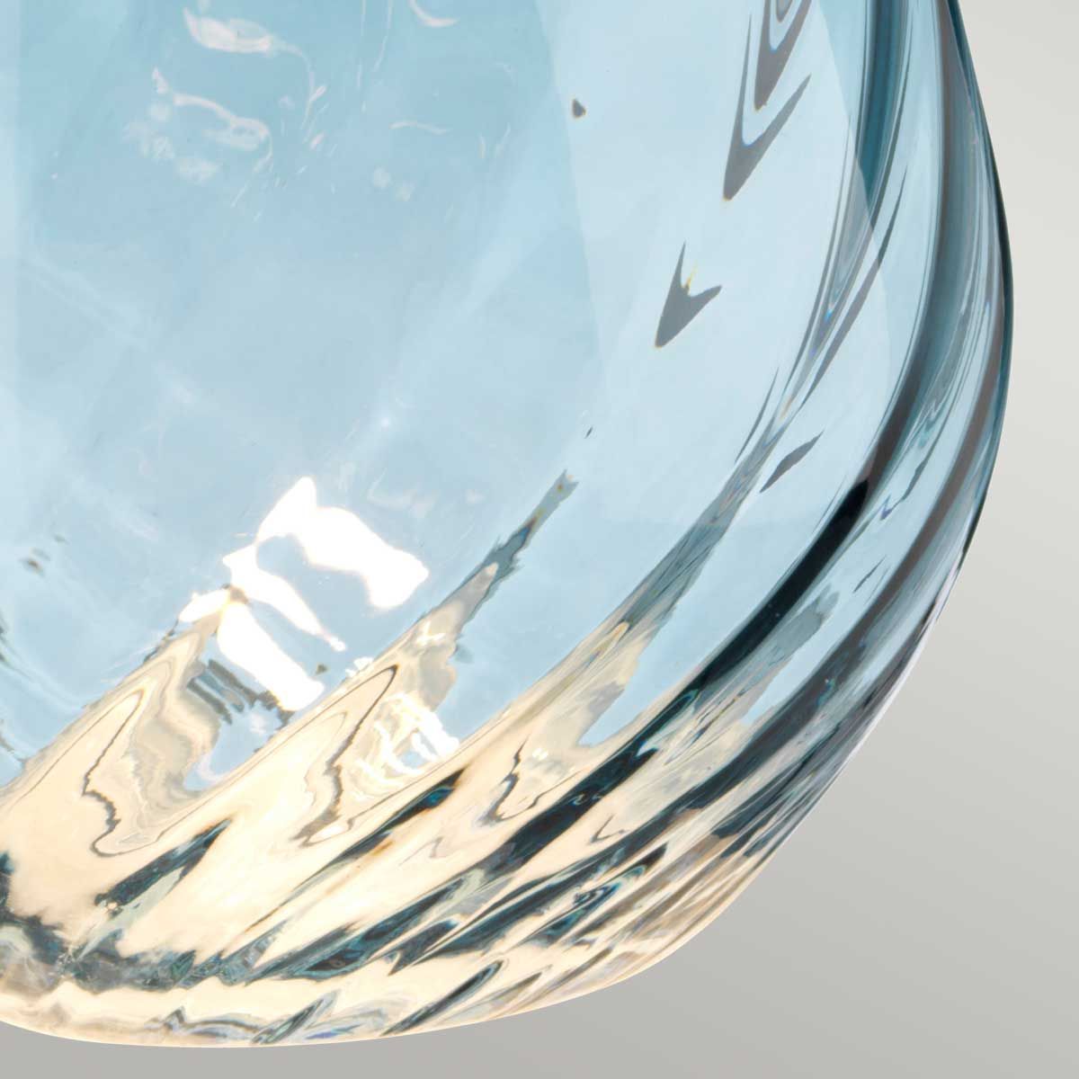 Lena 2 Light Small Blue Table Lamp - Comet Lighting