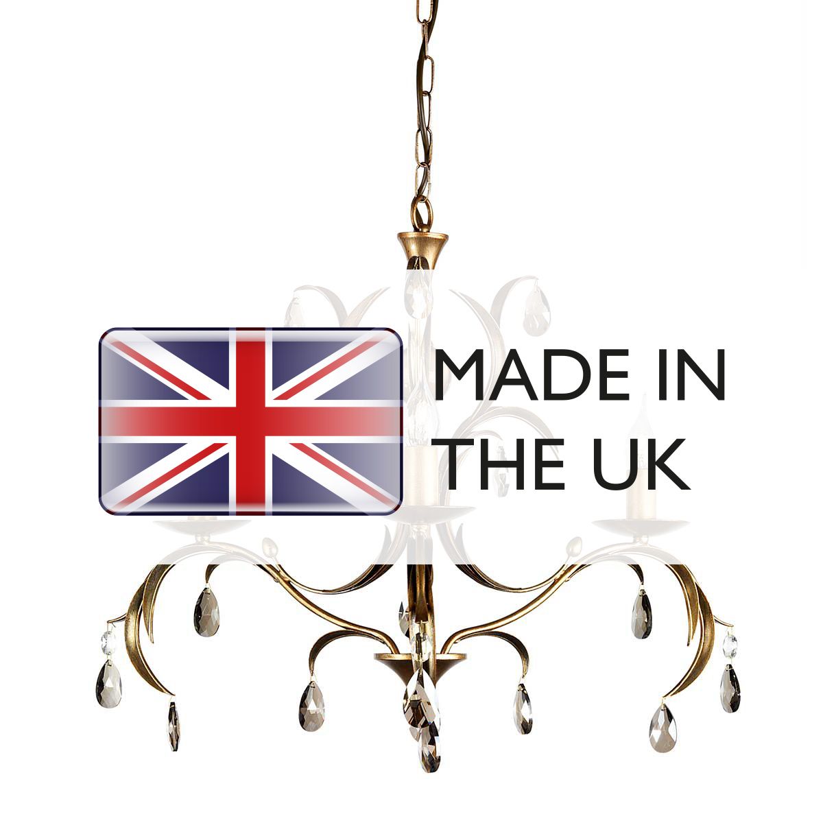 Lily 3 Light Chandelier - Comet Lighting