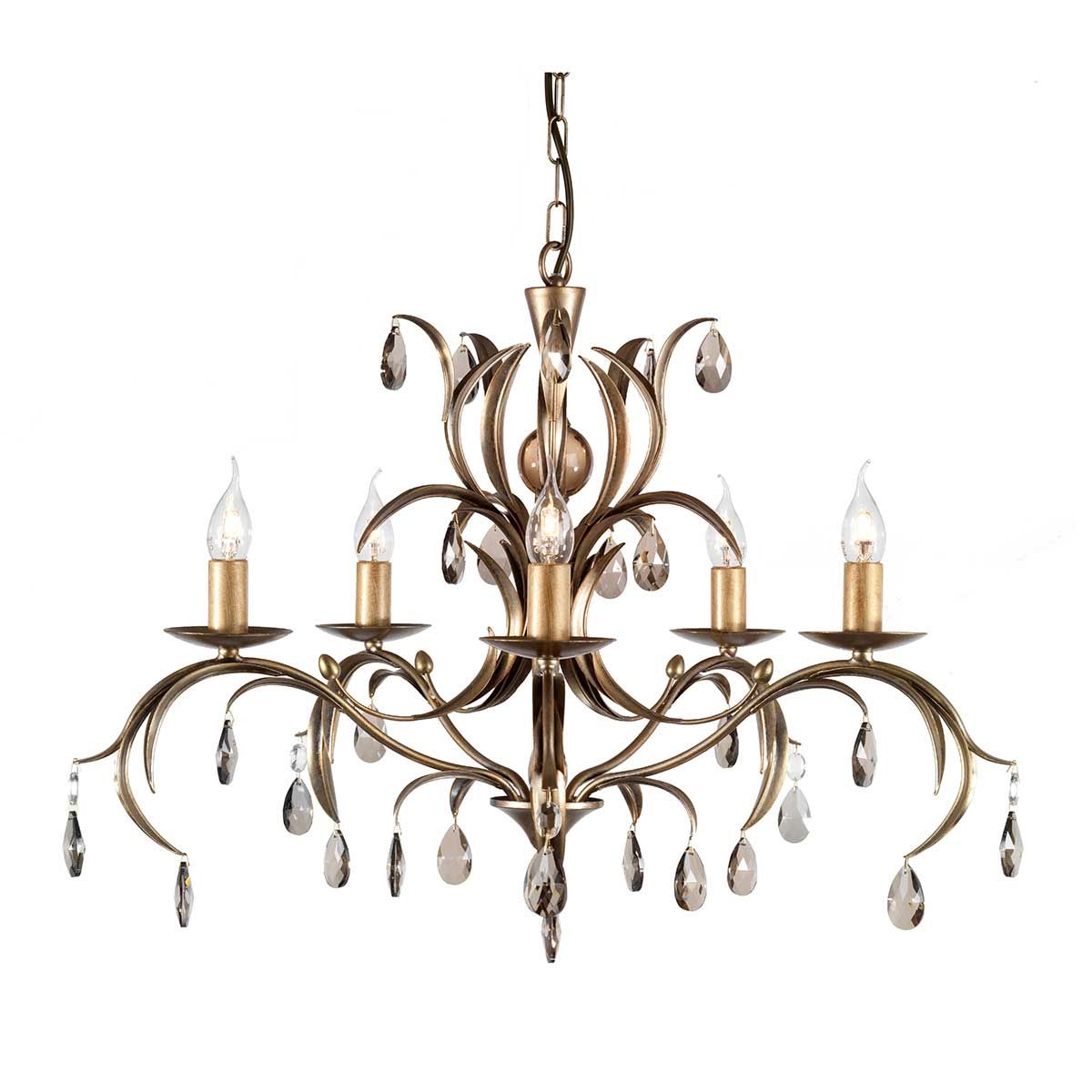 Lily 5 Light Chandelier - Comet Lighting