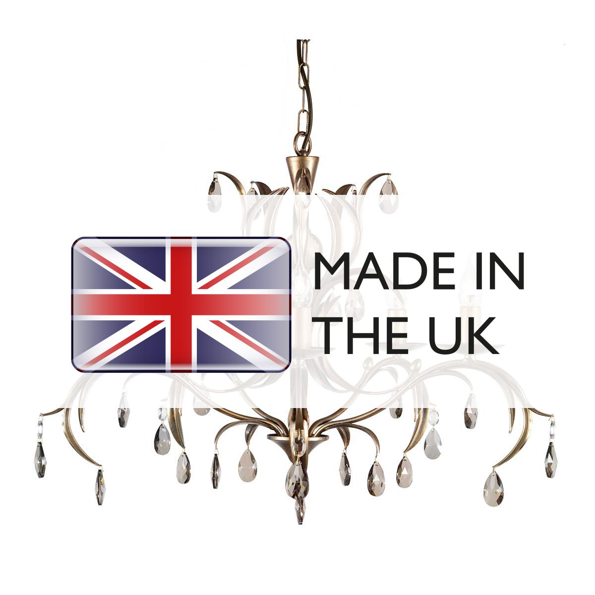 Lily 5 Light Chandelier - Comet Lighting