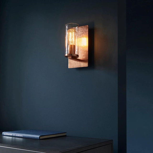 Spree Wall Light Copper Hammered