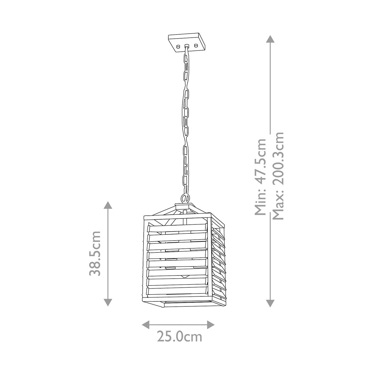 Louvre 1 Light Pendant - Comet Lighting