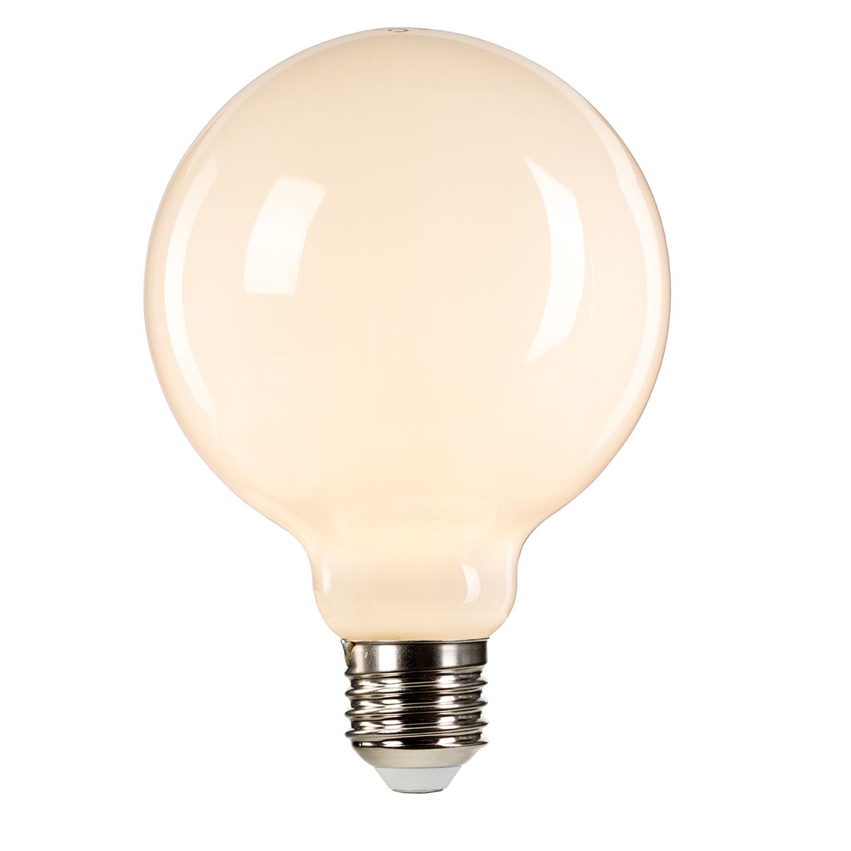 Litec White Globe E27 Lamp - Comet Lighting