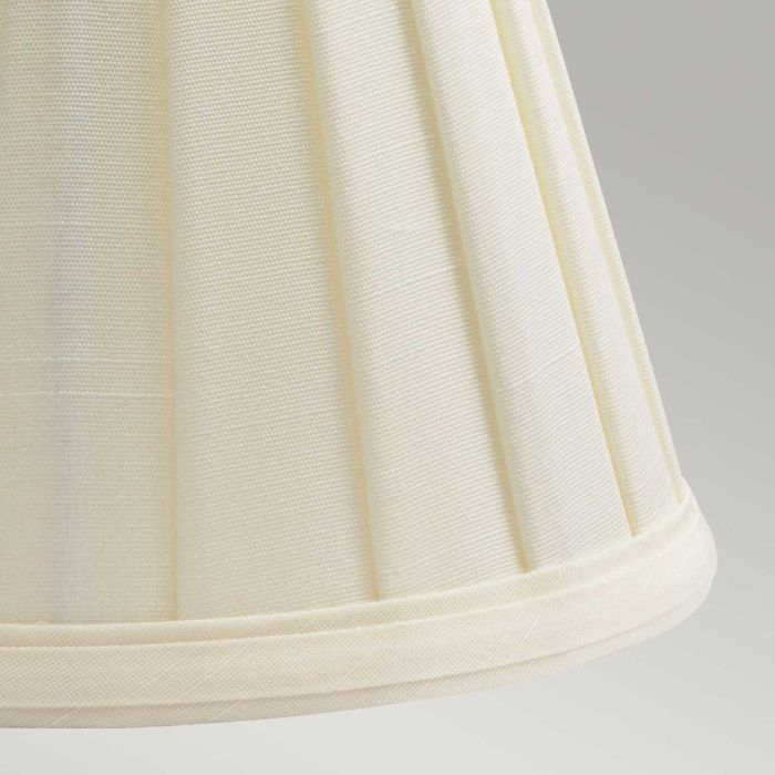 Clip Shades Pleated Ivory Candle Shade - Comet Lighting