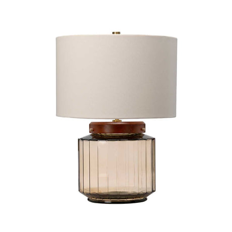 Luga Table Lamp - Smoke - Comet Lighting