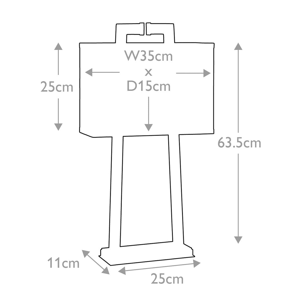Magro 1-Light Table Lamp - Comet Lighting