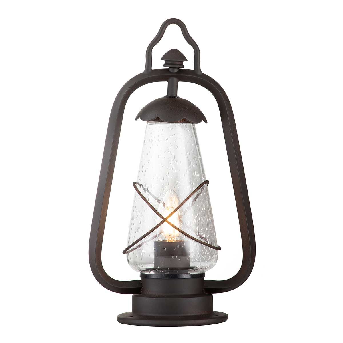 Miners 1 Light Pedestal Lantern - Comet Lighting