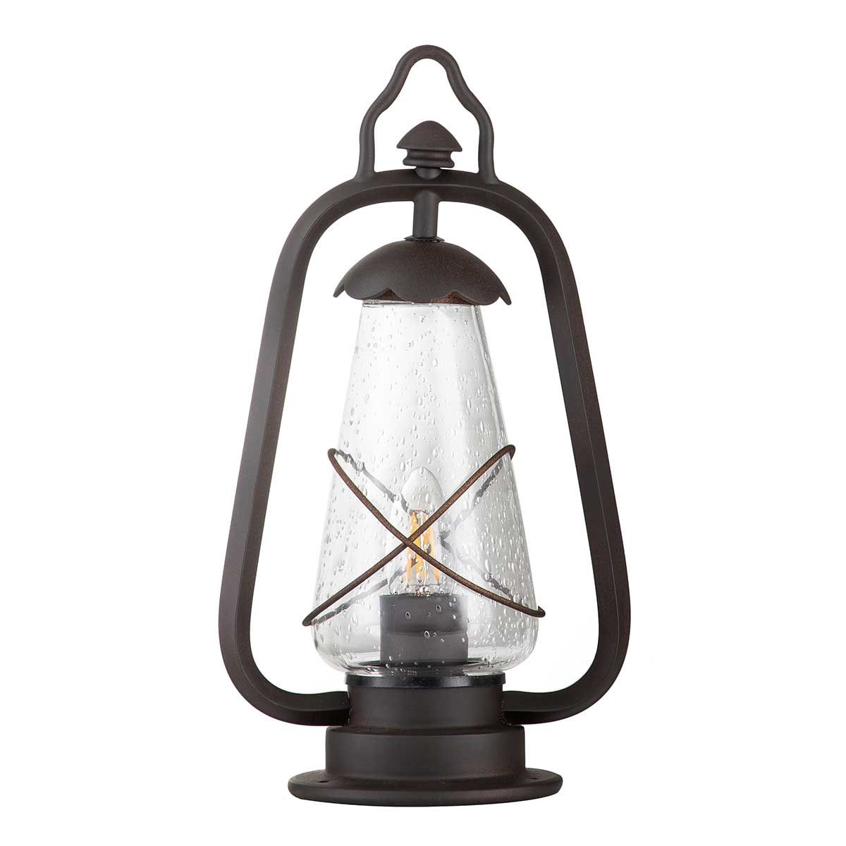 Miners 1 Light Pedestal Lantern - Comet Lighting