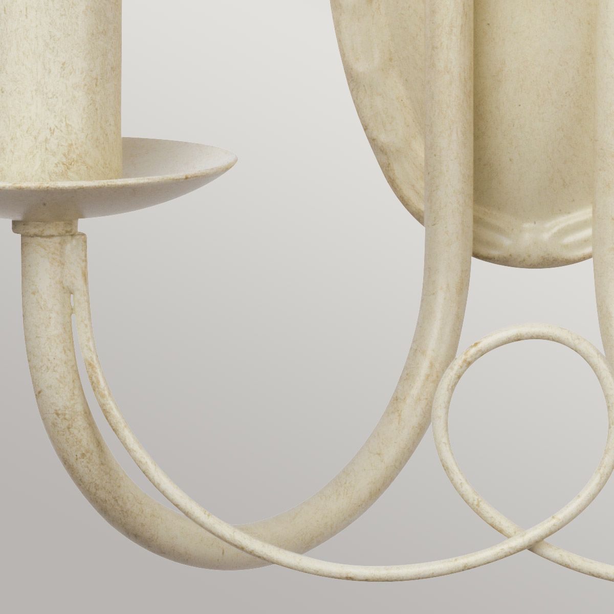 Minster 2 Light Wall Light - Ivory Gold - Comet Lighting