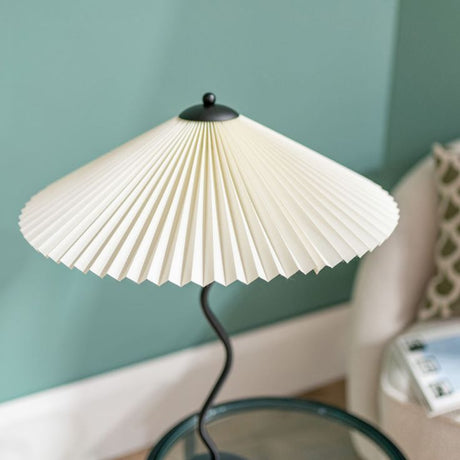 Wiggle Table Lamp With Origami Shade 