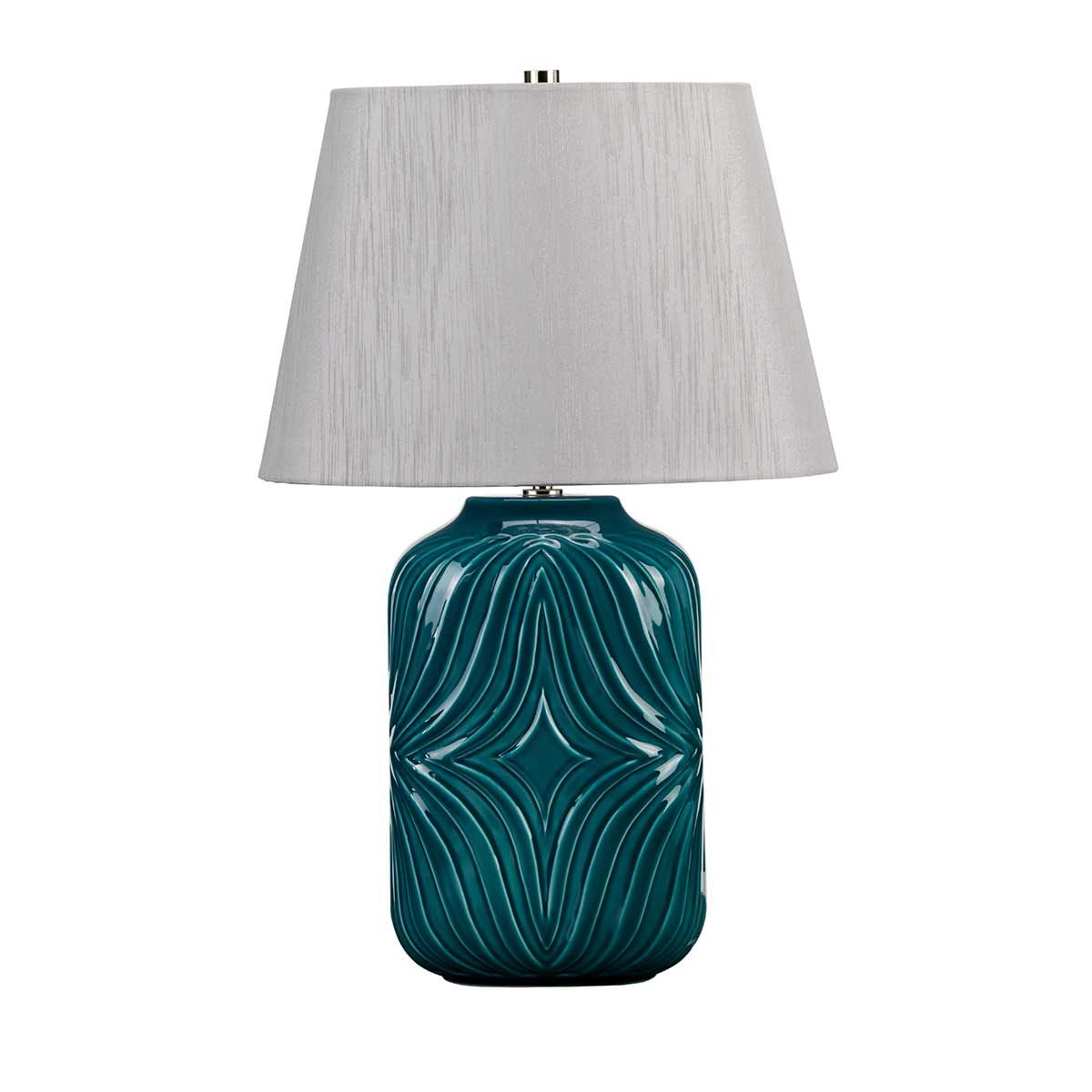 Muse 1 Light Table Lamp - Turqse - Comet Lighting