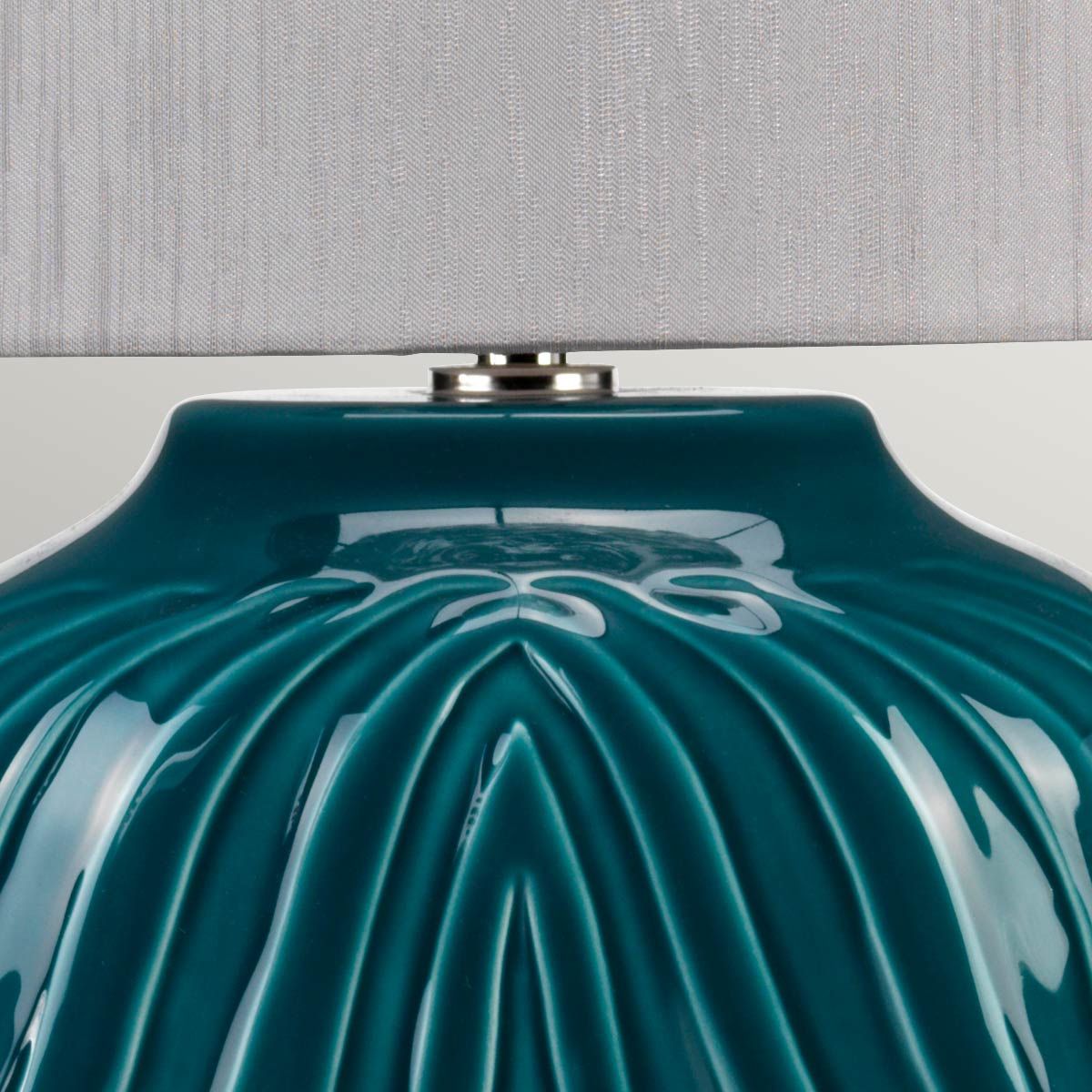 Muse 1 Light Table Lamp - Turqse - Comet Lighting