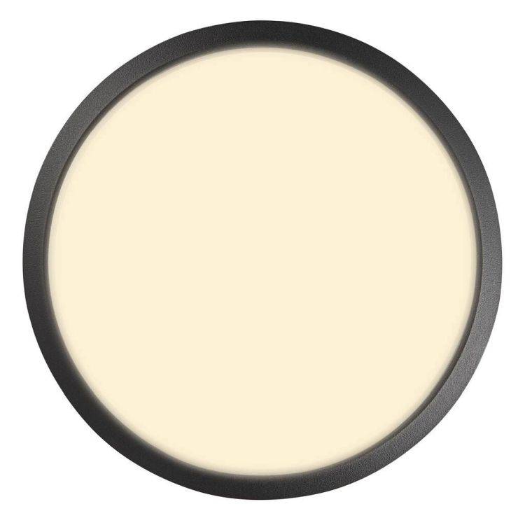 Nordlux Ava Outdoor Wall/Ceiling Light Black/Opal - Comet Lighting
