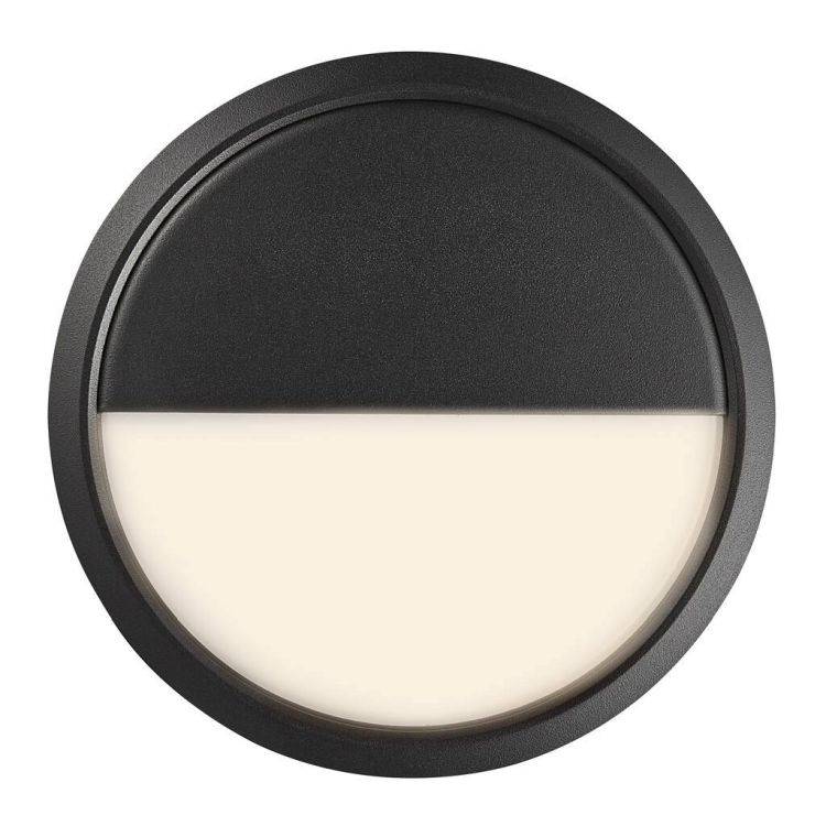 Nordlux Ava Outdoor Wall/Ceiling Light Black/Opal - Comet Lighting