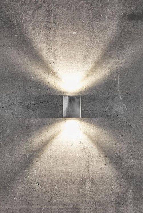 Nordlux Canto 2 Outdoor Wall Light Galvanised - Comet Lighting