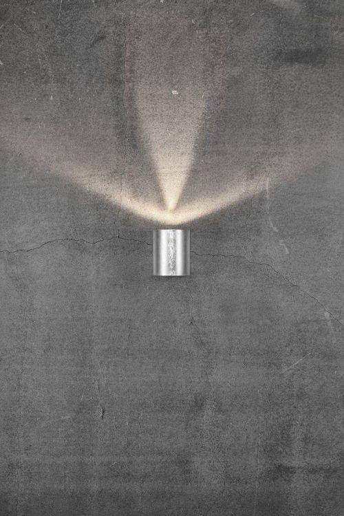 Nordlux Canto 2 Outdoor Wall Light Galvanised - Comet Lighting