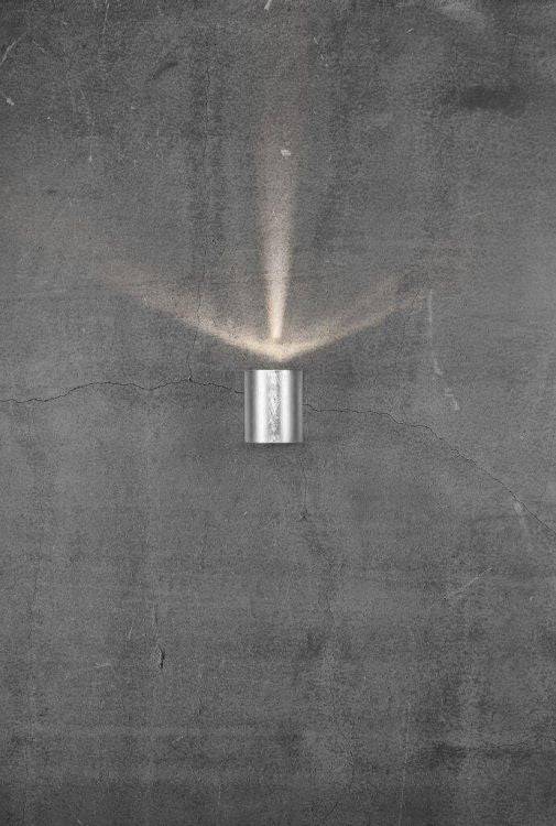 Nordlux Canto 2 Outdoor Wall Light Galvanised - Comet Lighting