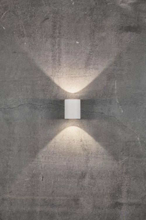 Nordlux Canto 2 Outdoor Wall Light White - Comet Lighting