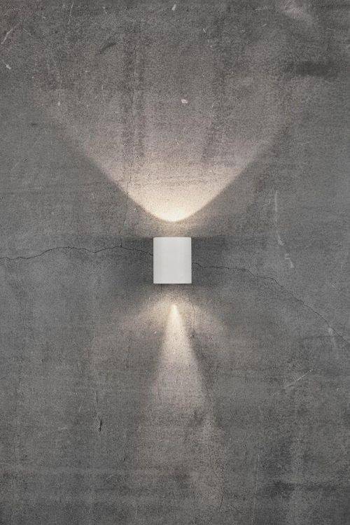 Nordlux Canto 2 Outdoor Wall Light White - Comet Lighting