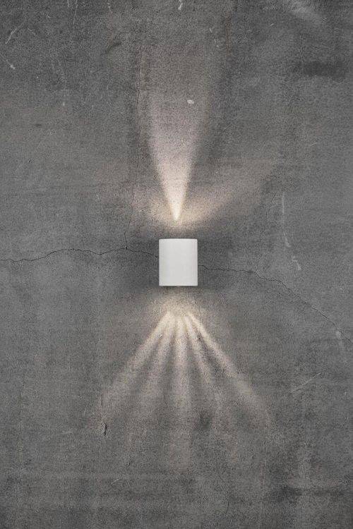 Nordlux Canto 2 Outdoor Wall Light White - Comet Lighting