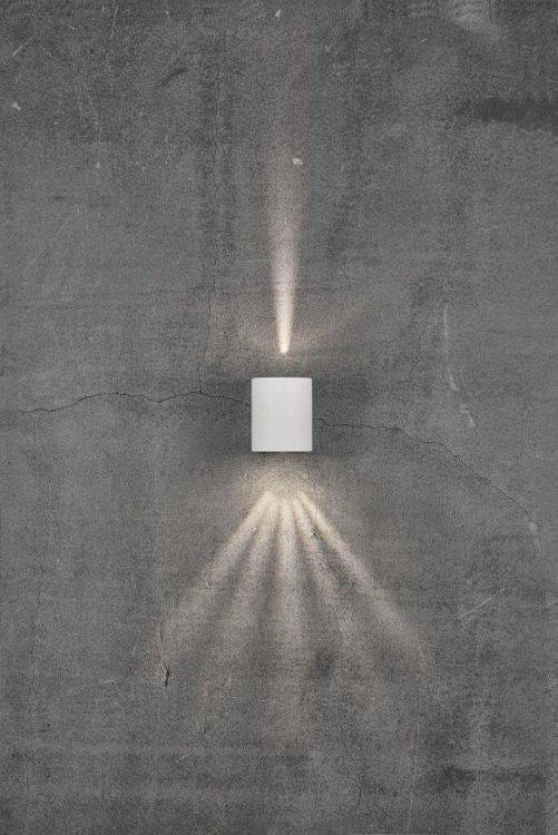 Nordlux Canto 2 Outdoor Wall Light White - Comet Lighting
