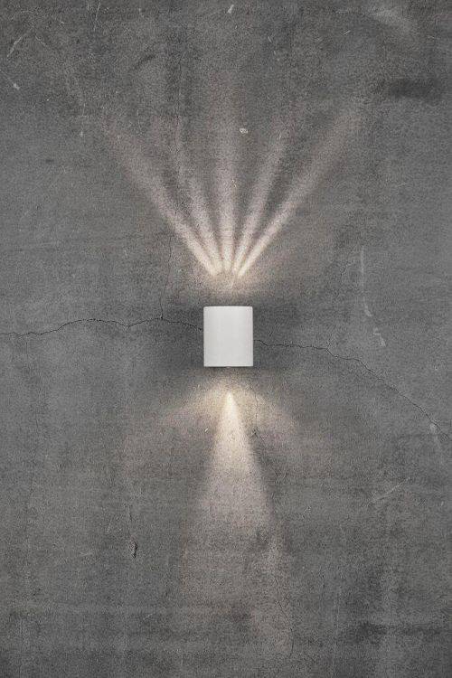 Nordlux Canto 2 Outdoor Wall Light White - Comet Lighting