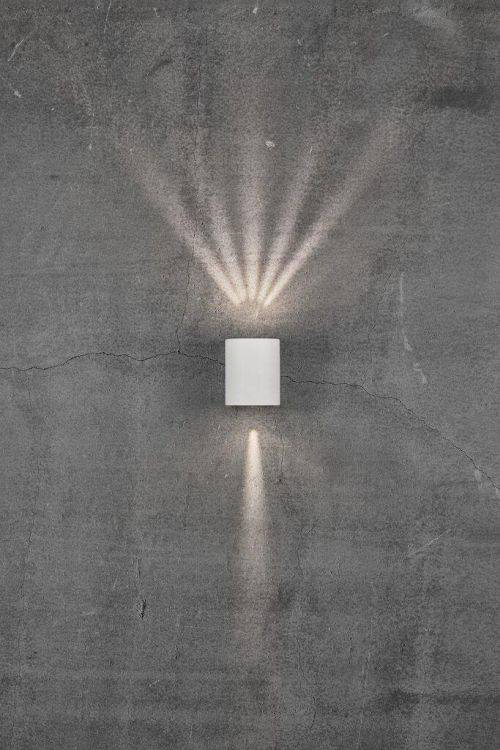 Nordlux Canto 2 Outdoor Wall Light White - Comet Lighting