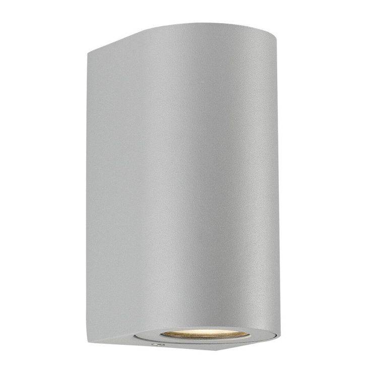 Nordlux Canto Maxi 2 Outdoor Wall Light Grey - Comet Lighting