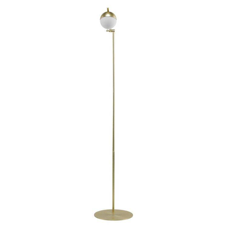 Nordlux Contina Floor Lamp Brass/Opal - Comet Lighting
