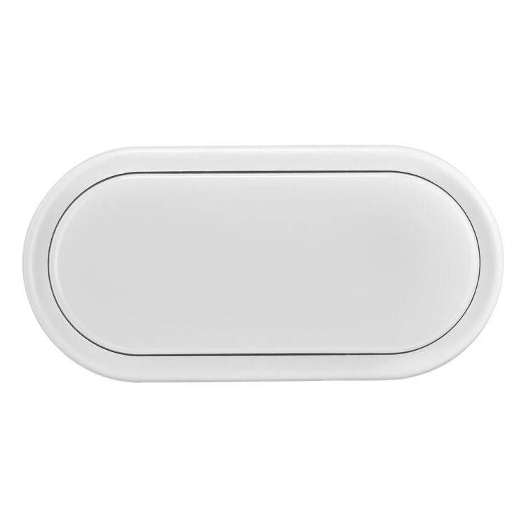 Nordlux Cuba Bright Outdoor Oval Wall Light White/Opal - Comet Lighting
