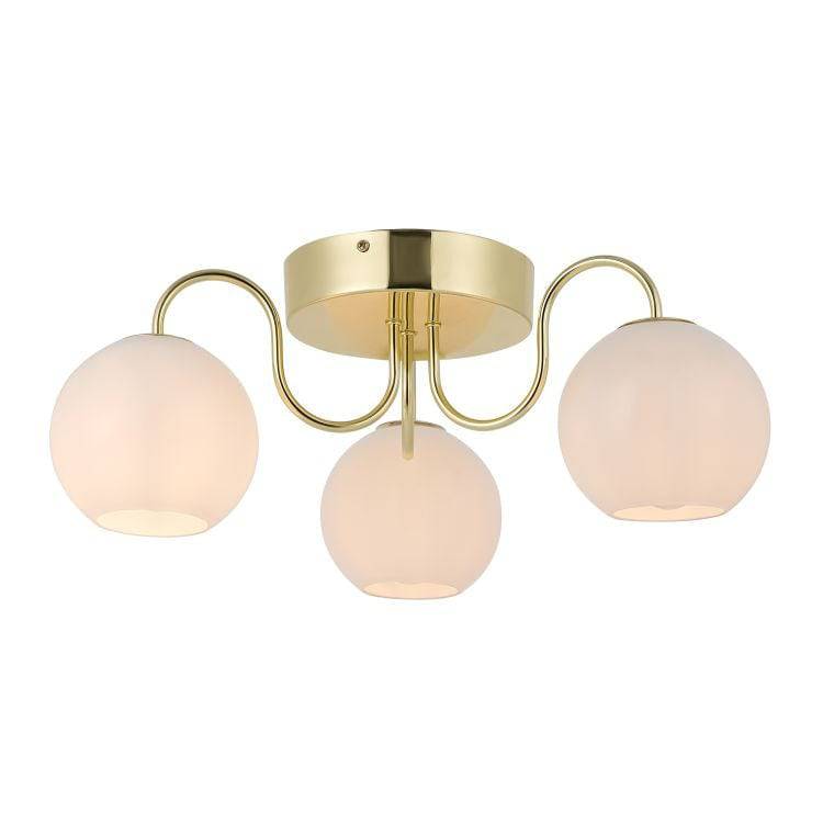 Nordlux Franca Ceiling light Brass - Comet Lighting