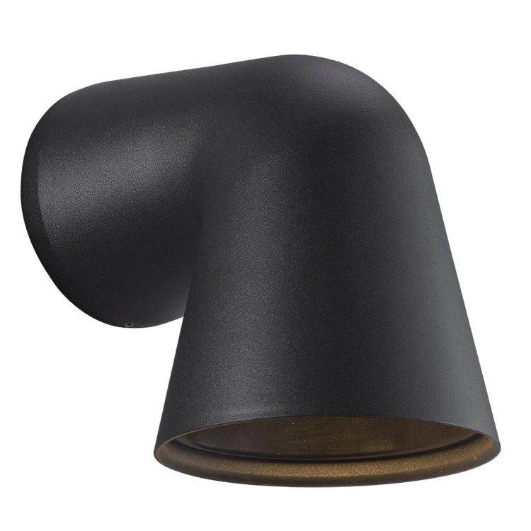 Nordlux Front Single Outdoor Wall Light Black - Comet Lighting