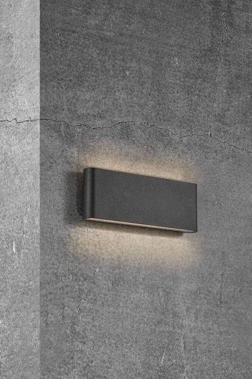 Nordlux Kinver 26 Outdoor Wall Light Black - Comet Lighting