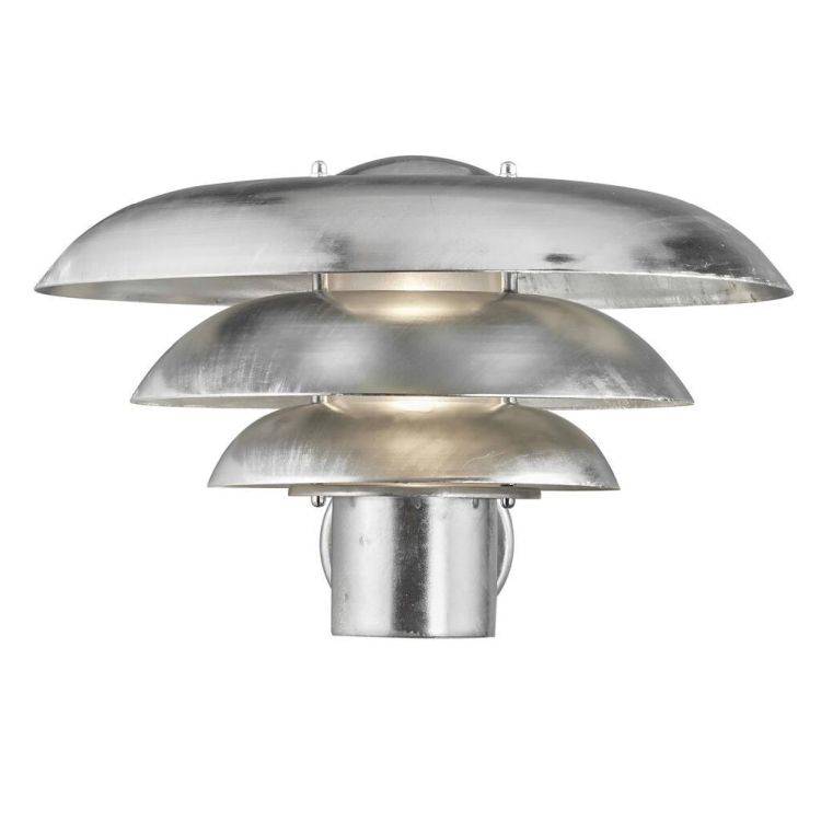 Nordlux Kurnos 35 Outdoor Wall Light Galvanised - Comet Lighting