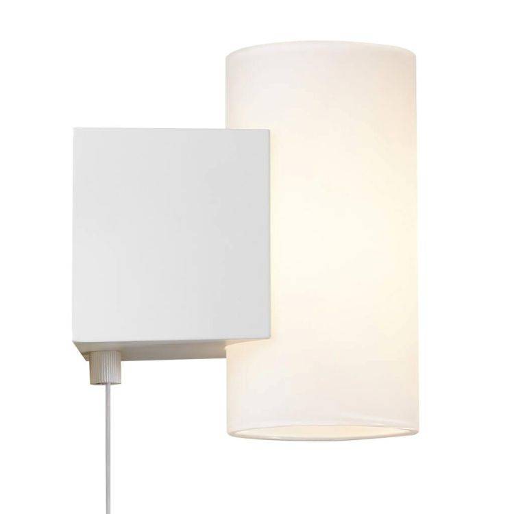 Nordlux Mona Wall Light White/Opal - Comet Lighting