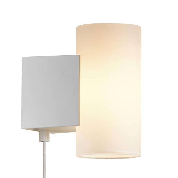 Nordlux Mona Wall Light White/Opal - Comet Lighting